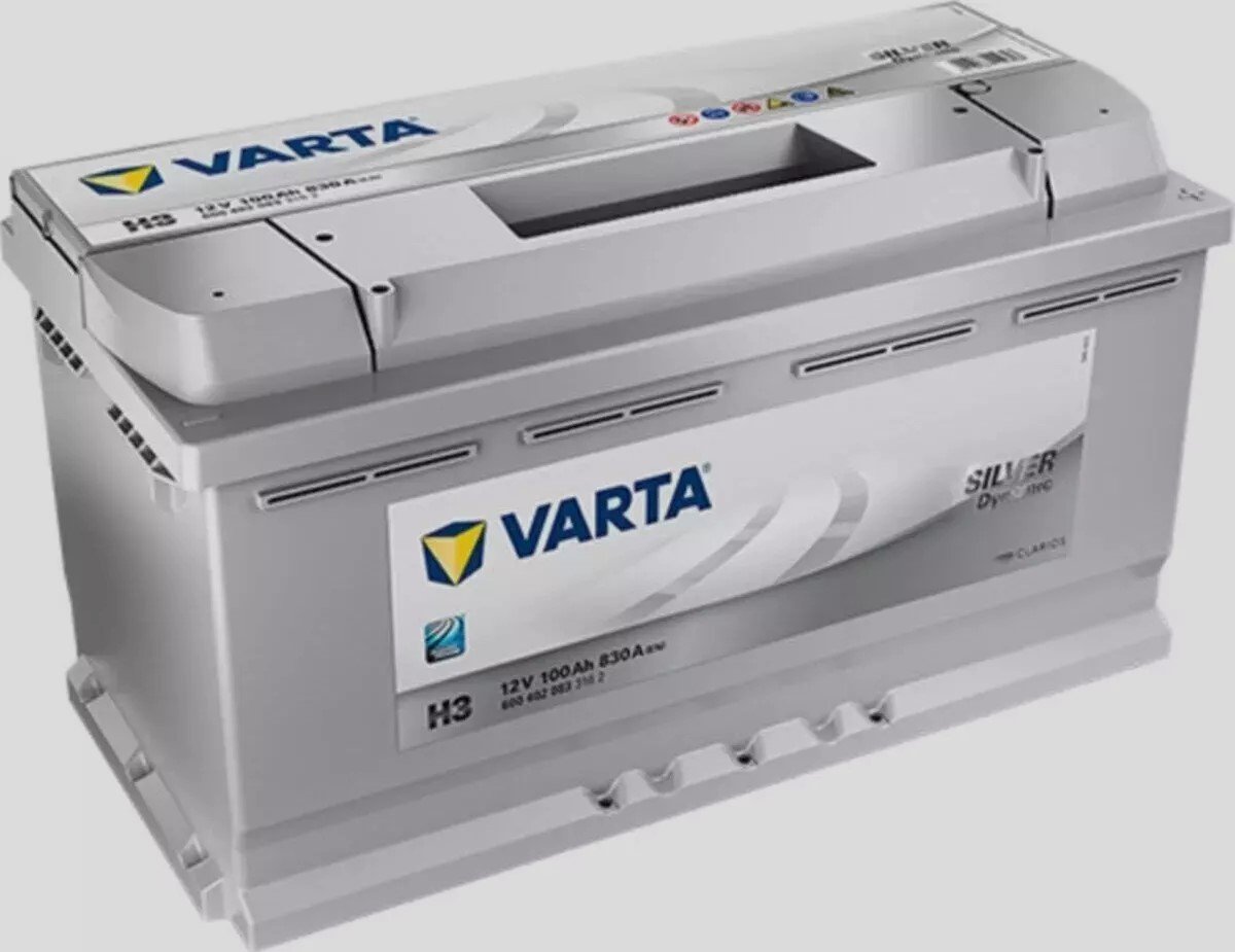 Varta akü 100 amper - H3 modeli 830 A-EN